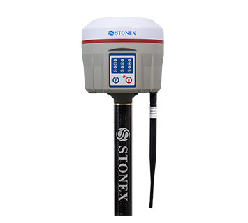 Приемник Stonex S10A, GPS/GLONASS/BEIDOU/GALILEO, 394 канала, WIFI, BT, E-Bubble и Tilt Sensor - комплект